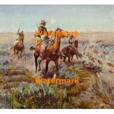 Smokin 'em Out, 1912  - #XHAD1207  -  PRINT